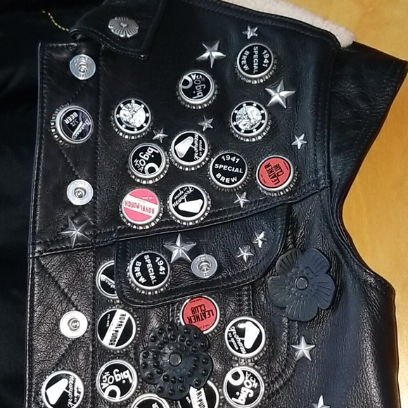 Coach leather vest SLV custom 215523JAX size 4 - Picture 6 of 16